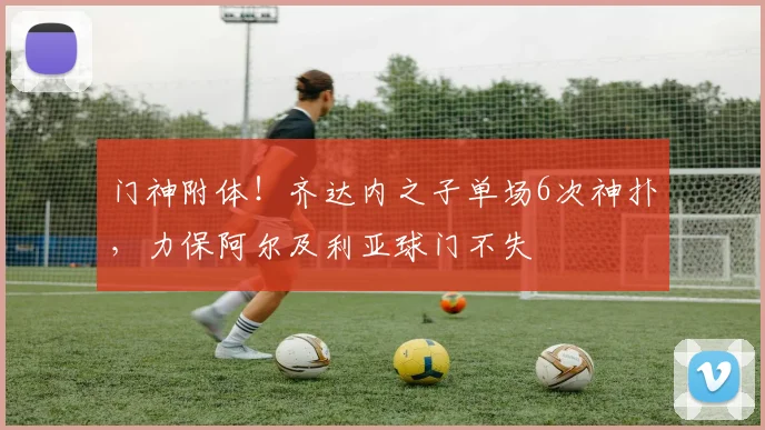 门神附体!齐达内之子单场6次神扑,力保阿尔及利亚球门不失